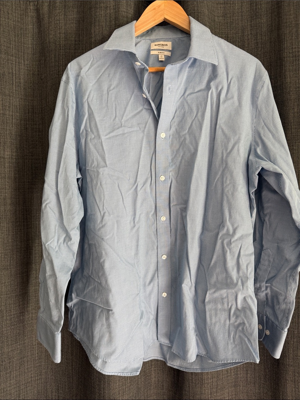 Bonobos Light Blue Micro-Pattern Dress Shirt